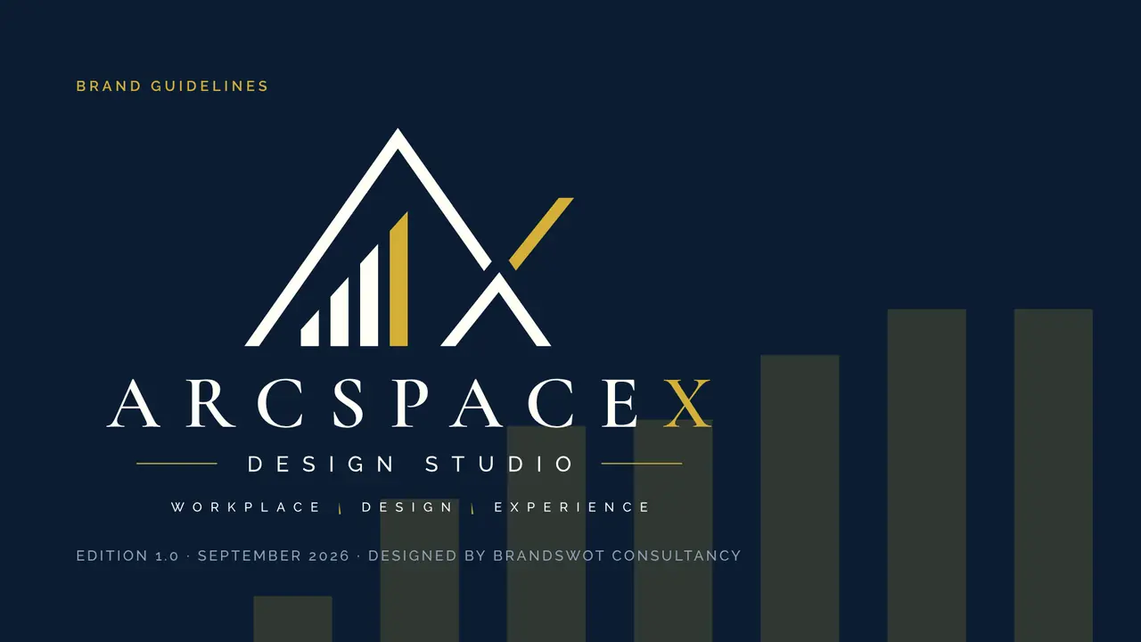 ARCSPACEX Design Studio brand book cover