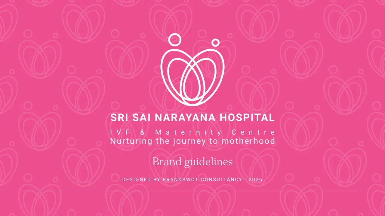Sri Sai Narayana Hospital brand book cover