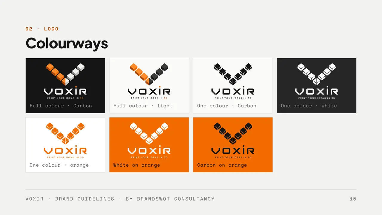VOXIR: Colourways