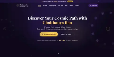 Chaithanya Rao website