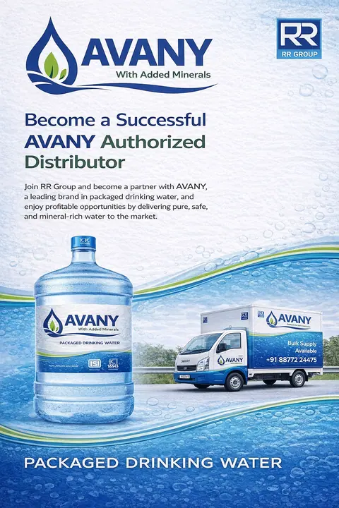 AVANY Packaged Drinking Water: B2B distributor brochure