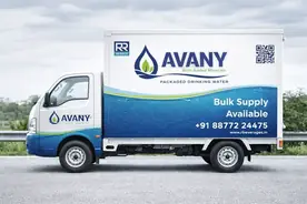 AVANY Packaged Drinking Water: Delivery van