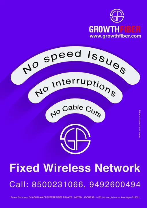 Growthfiber: Pamphlet: no speed issues