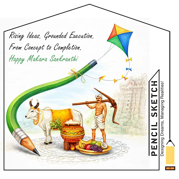 Pencil Sketch Design Studio: Makar Sankranti: rising ideas, grounded execution
