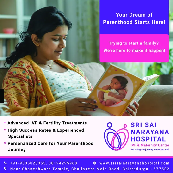 Sri Sai Narayana Hospital: 40×20 ft hoarding: your dream of parenthood starts here