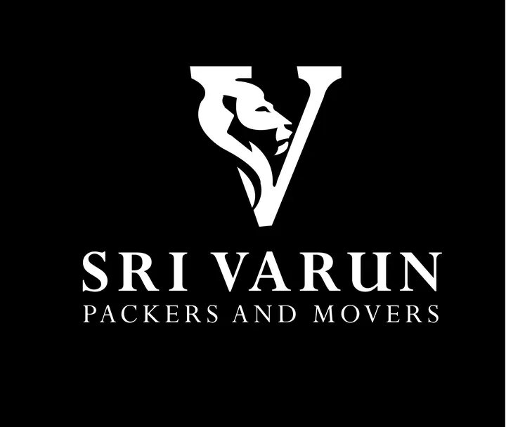 Sri Varun Packers and Movers: Logo on black