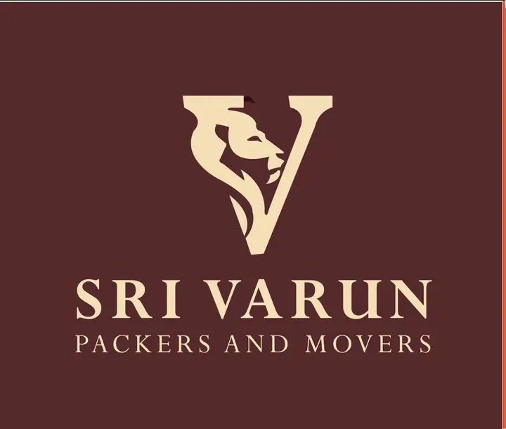 Sri Varun Packers and Movers: Logo on maroon