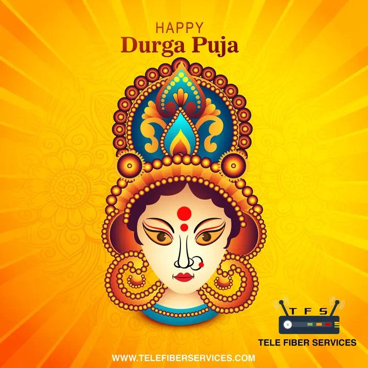 Tele Fiber Services: Durga Puja post